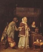 TERBORCH, Gerard The Letter (mk08) Germany oil painting artist